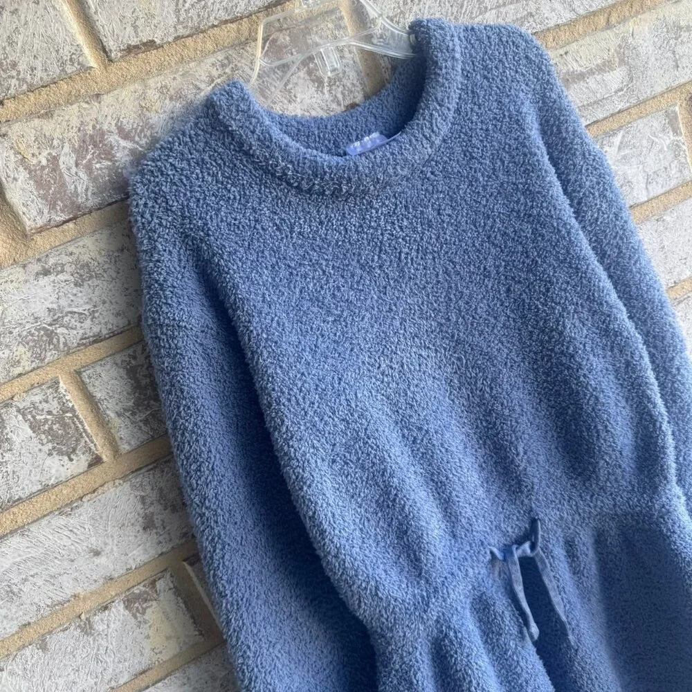 Hanna Anderson Long Sleeve Crew Neck Tie Waist Soft Dress Girl's Size 8